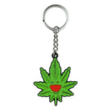 Metro Bloomin leaf keychain, front view